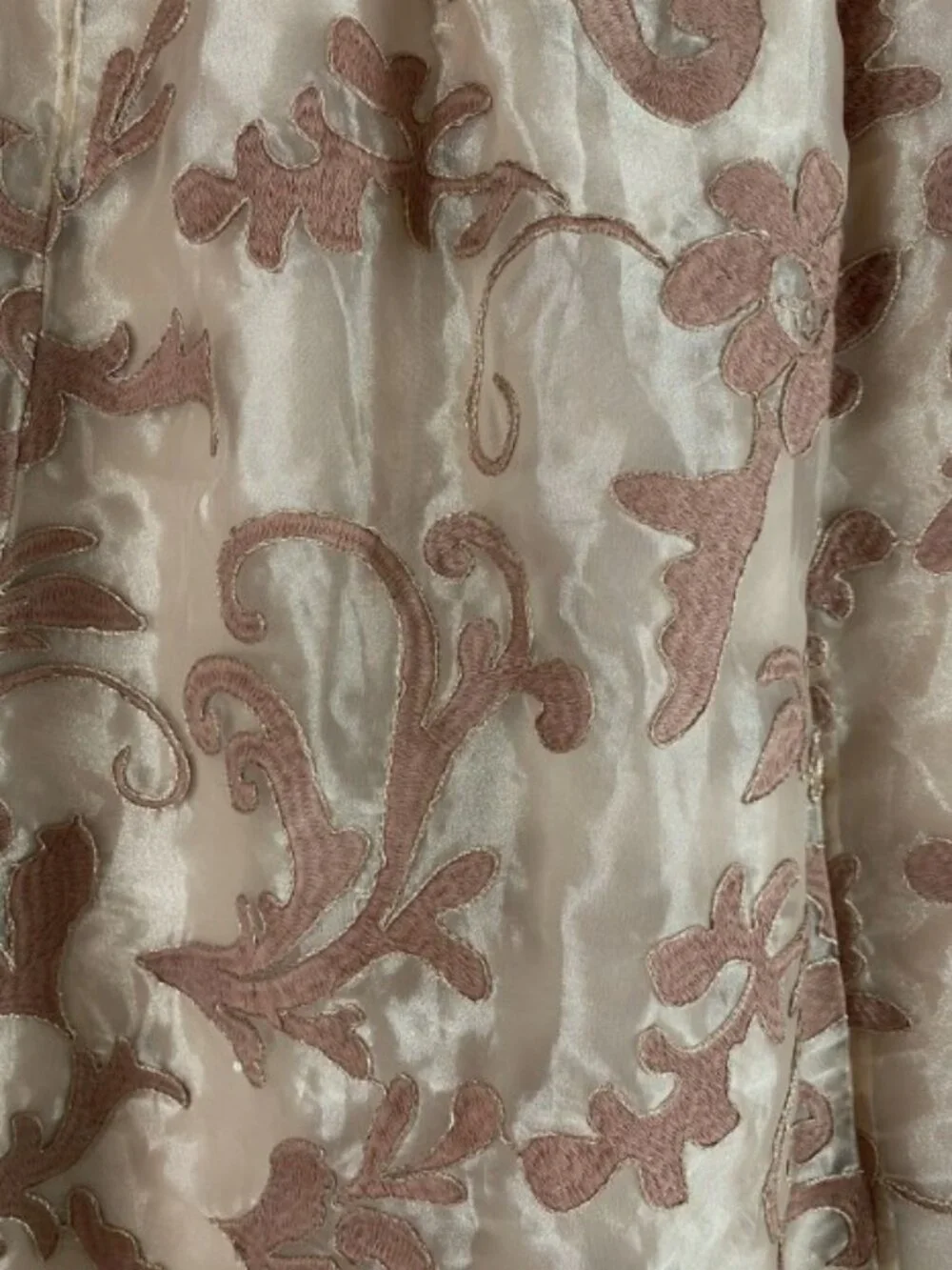 Anthro Maeve Shannon‎ Embroidered Midi Skirt M Pink A-Line Floral NWOT - Picture 9 of 13